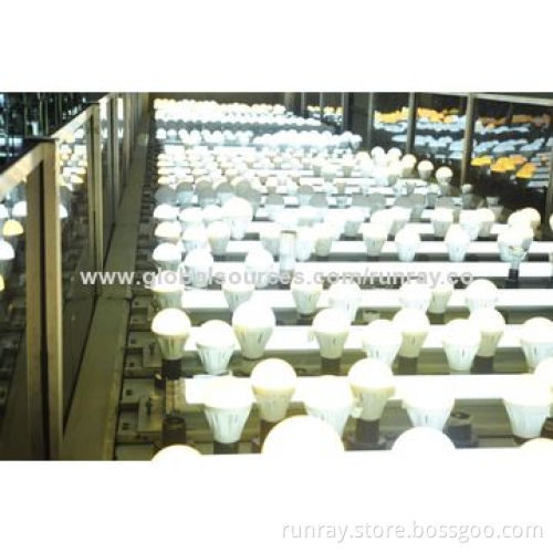 5W E26 LED Bulb, 85 to 265V AC Input Voltage, Epistar Chip, 90lm/W Luminous Flux, Sized 60 x 122mm
